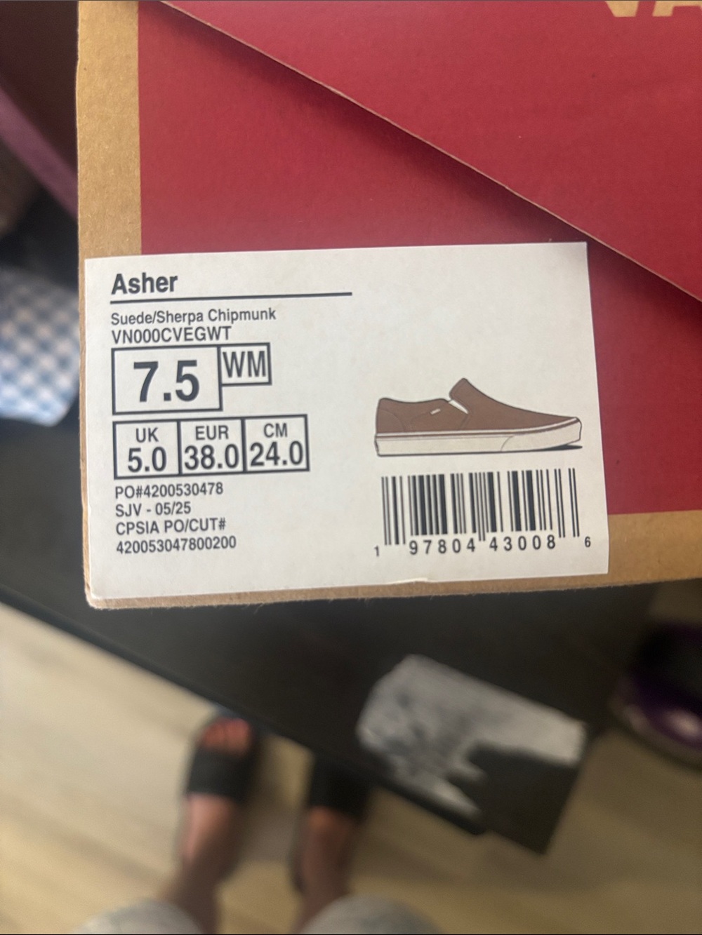 Vans👟Asher suede shoes - Picture 10 of 10